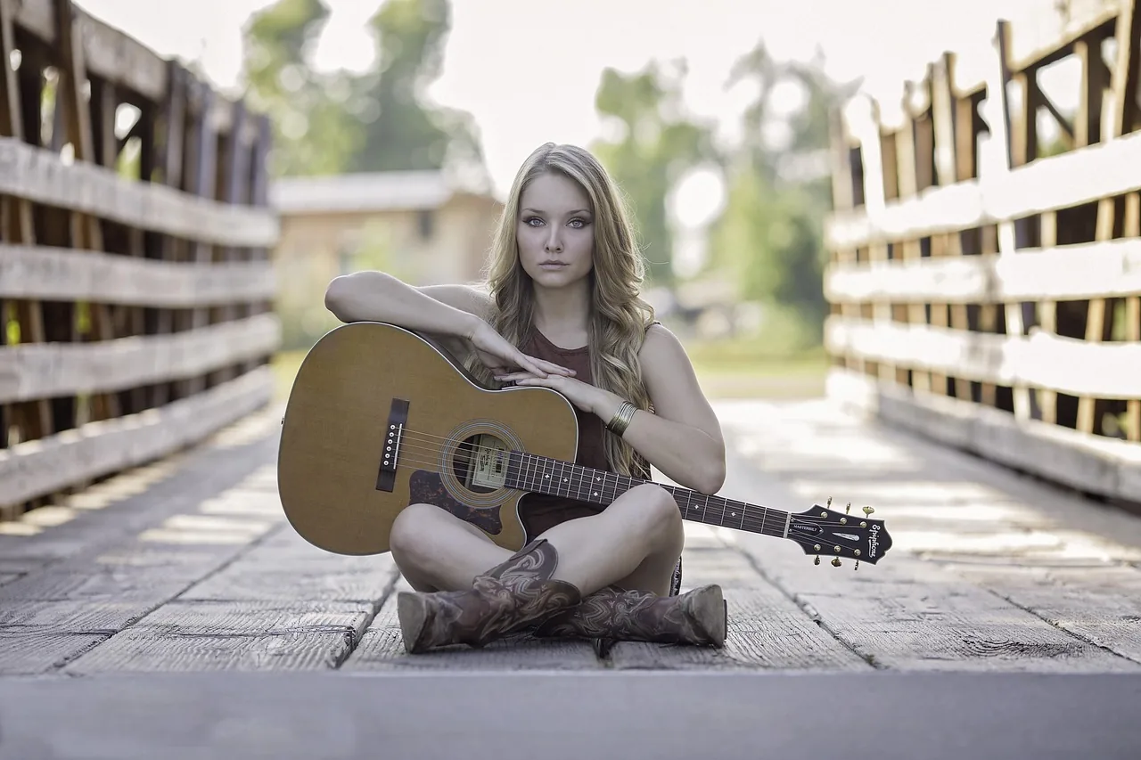 Acoustic guitarist with blues influences Acoustic guitarist with blues influences