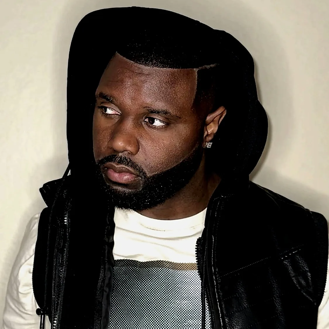 Portrait de rappeur hip-hop américain
